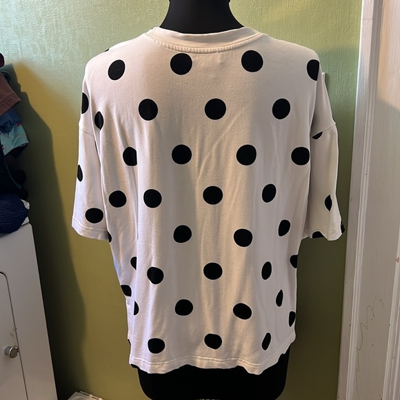 Rachel Zoe polka dot knit top. XL. - Picture 2 of 5